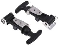 339-9151 RS PRO Rubber, Stainless Steel Toggle Latch, 130 x 34 x 22mm