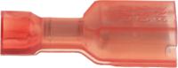 2-520407-2 TE Connectivity Ultra-Fast Plus .250 Red Insulated Female Spade Connector, Receptacle, 6.35 x 0.81mm Tab Size, 0.3mm²