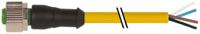 7000-12221-0340300 Murrelektronik Limited Female 4 way M12 to Free Cable End Sensor Actuator Cable, 3 m