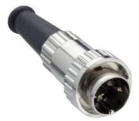 491-005 RS PRO 3 Pole Din Plug, 1A, 100 V ac, Bayonet, Male, Cable Mount