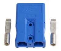 sbs50blu08 Anderson Power Products, SBS Series Male 2 Way Battery Connector, 110A, 600 V