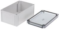 13008601 Spelsberg TK PC Series Grey Polycarbonate Enclosure, IP66, Transparent Lid, 180 x 110 x 90mm
