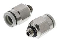 kq2h06-m5n SMC KQ2 Series Straight Threaded Adaptor, M5 Male to Push In 6 mm, Threaded-to-Tube Connection Style