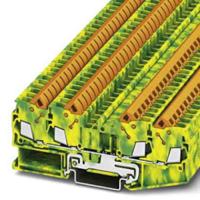 3206448 Phoenix Contact 4-Way Earth Terminal Block, 2.5mm², 20 → 14 AWG Wire, Quick Connect