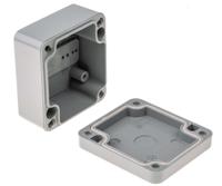 38101000-pk-101 Bopla Euromas Polymas Series Silver Polyamide Enclosure, IP65, Silver Lid, 58 x 64 x 34mm