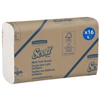 1804 KLEENEX Kleenex Ultra Interfold Hand Towels Multifold White Paper Towel, 235 x 230mm, 4000 Sheets