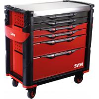 cpp-202xl SAM 6 Drawer ABS Wheeled Roller Cabinet
