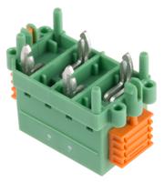 1864053 Phoenix Contact SDC 2.5/ 4-PV-5.0-ZB Series PCB Terminal Block, 4-Contact, 5mm Pitch, Through Hole Mount, 1-Row, Screw