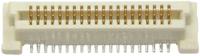 5177983-2 TE Connectivity Free Height Series Straight Surface Mount PCB Socket, 60-Contact, 2-Row, 0.8mm Pitch, Solder Termination