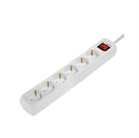 00030384 Hama 6 Gang Power Distribution Unit, 1.4m Cable, 16A, 250 V