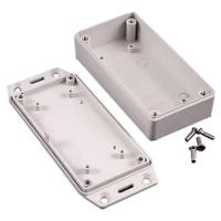 1591xxaflgy Hammond 1591XX Series ABS Enclosure, IP54, Flanged, 100 x 50 x 25mm