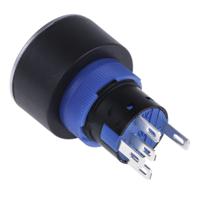 175-8301 RS PRO Illuminated Push Button Switch, Panel Mount, 22.2mm Cutout, SPDT, White LED, 250V ac, IP65