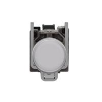 xb4bvb1 Schneider Electric, Harmony XB4, Panel Mount White Universal LED Pilot Light, 22mm Cutout, IP66, IP67, IP69(IP69K),