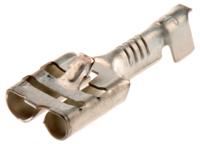 160928-2 TE Connectivity FASTIN-FASTON .250 Uninsulated Female Spade Connector, Receptacle, 6.35 x 0.81mm Tab Size, 0.5mm² to