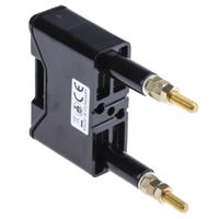 rs20pgblk Eaton 20A Rail Mount Fuse Holder for A1 Fuse, 1P, 690V ac