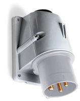 2cma193324r1000 Amphenol Industrial, 2CMA1 IP44 Blue Wall Mount 3P+E Angled Industrial Power Plug, Rated At 32A, 250 V