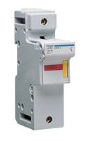 ls701 Hager 125A Rail Mount Fuse Holder for 22 x 58mm Fuse, 1P, 690V ac