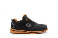 d0057-501-43 Dockers by Gerli GALANTIS S1P Unisex Black/Orange Aluminium Toe Capped Safety Shoes, UK 9, EU 43