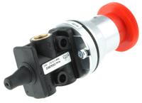 slv118831 Norgren Emergency Stop 3/2 Pneumatic Manual Control Valve Super X Series, G 1/8, 1/8in, III B