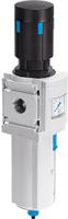 ms6-lfr-38-d6-erv-as Festo MS6-LFR Plastic Filter Regulator, 40μm, G 3/8, Automatic, 10 bar, 529222
