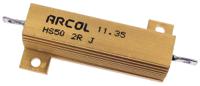 hs50-2r-j Arcol, 2Ω 50W Wire Wound Chassis Mount Resistor HS50 2R J ±5%