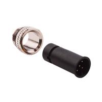 859-004-103r004 Norcomp Circular Connector, 4 Contacts, Panel, M12 Connector, Plug, Male, IP67, M Series