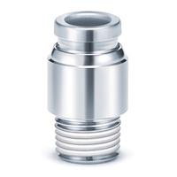 kqb2s04-g01 SMC KQB Series Hexagon Socket Head Male Connector, 4 mm to G 1/8, Threaded-to-Tube Connection Style, KQB2S04-G01