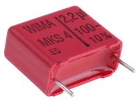 mks4d042204f00kssd WIMA MKS4 Polyester Film Capacitor, 63 V ac, 100 V dc, ±10%, 2.2μF, Through Hole