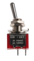 734-7154 RS PRO Toggle Switch, Panel Mount, On-Off, SPST, Solder Terminal, 28V dc