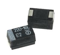 tr3e227k016c0100 Vishay 220μF MnO2 Tantalum Capacitor 16V dc, TR3 Series