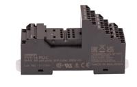 pyf-14-pu-l Omron MY4 14 Pin 250V ac DIN Rail Relay Socket, for use with H3Y Series Timer, H3YN Series Timer