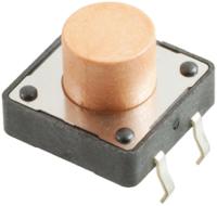 430456085736 Wurth Elektronik Pink Button Tactile Switch, SPST 50 mA @ 12 V dc 5mm Through Hole