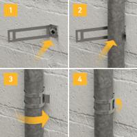 182-3861 RS PRO, Conduit Fitting, Galvanised Steel, Natural