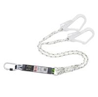 fa3020015 KRATOS SAFETY 1.5m Fall Arrest Fall Arrest Lanyard Screw Locking Carabiner Twin