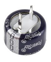 kw-5r5c224-r Eaton 0.22F Supercapacitor -20 → +80% Tolerance 5.5V dc, Through Hole