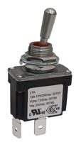 186-250 RS PRO Toggle Switch, Panel Mount, On-(Off), SPST, Quick Connect Terminal, 125, 250V ac