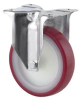 3478uar200p63-red Tente Fixed Castor Wheel, 700kg Capacity, 200mm Wheel
