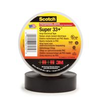 super-33-20-x-19 3M Scotch Super 33+ Black PVC Electrical Tape, 19mm x 20m