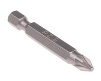 265-8327 RS PRO Pozidriv Screwdriver Bit, PZ2 Tip, 1/4 in Drive, 50mm Overall