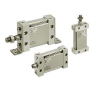mdub25-50dmz SMC 50 mm Pneumatic Piston Rod Cylinder - MU Series, Double Acting Acting