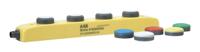 2tla030057r0100-smile-41-ewwwp ABB Maintained, Momentary Push Button Control Station - 3NO/1NC, 3 Cutouts, Blue, Green, Red, White, Yellow, IP65