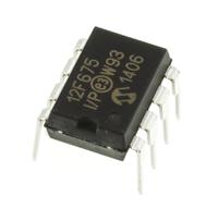 pic12f675-ip Microchip, 8 bit PIC, PIC12F675 Microcontroller, 20 MHz, 1.75kB FLASH, 8-Pin PDIP