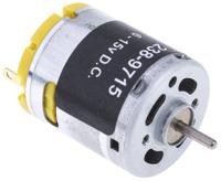238-9715 RS PRO Geared DC Motor, 5.75 W, 6 → 15 V dc, 58.8 gcm, 10668 rpm, 2.31mm Shaft Diameter