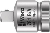 05042672001 Wera 3/8 in Square Socket Adapter, 27 mm Overall