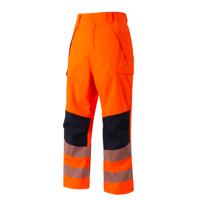 278pof2xl CODUPAL Ares Orange, Navy Hi Vis Trouser Fire Retardant 2XL 2XL