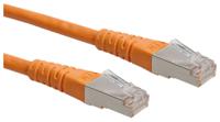 21151357 Roline21.15.13, 3m Cat6, Orange RJ45 to Male RJ45 Male PVC Sheath