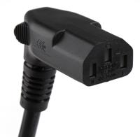 744-0938 RS PRO Right Angle IEC C13 Socket to Unterminated Socket Power Cord, 2m