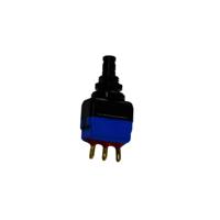 13435ad2gx640 APEM 1300 Series Series Push Button Switch, On-(On), Panel Mount, 6.35mm Cutout, SPST, 30V dc