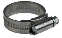 1ms Jubilee Zinc-Plated Mild Steel Slotted Hex Worm Drive, 13mm Band Width, 25 → 35mm ID