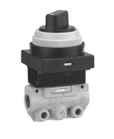 vm130-01-34ga SMC Twist Selector (2 Position) Pneumatic Relay Pneumatic Manual Control Valve VM100 Series, R 1/8, 1/8, III B